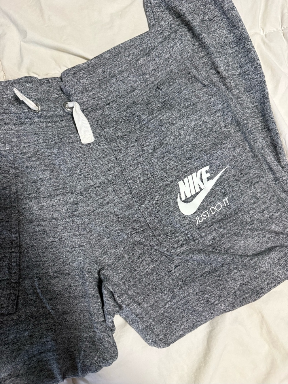 Nike women’s Gray Logo Sweat Shorts